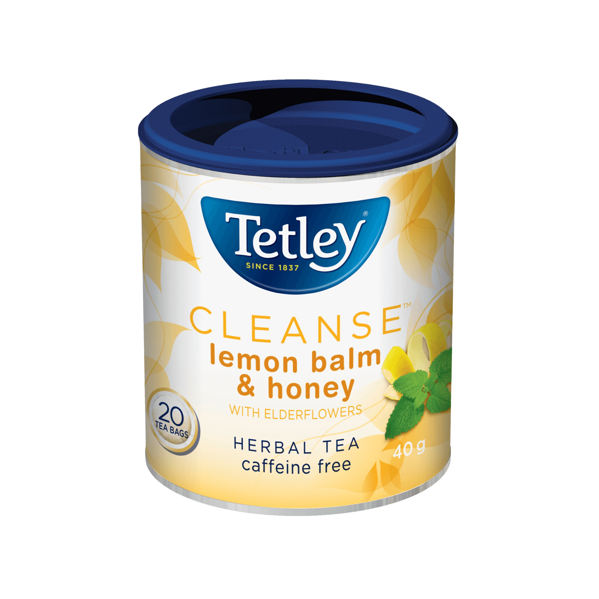 Cleanse Lemon Balm & Honey Tea Tetley Canada