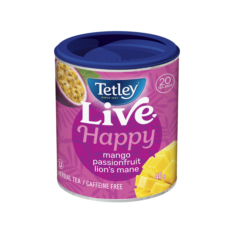 Live Happy Tea - Mango, Passionfruit & Lion&