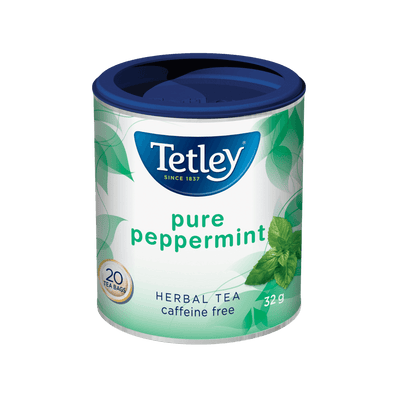 Pure Peppermint canister with 20 tea bags. 